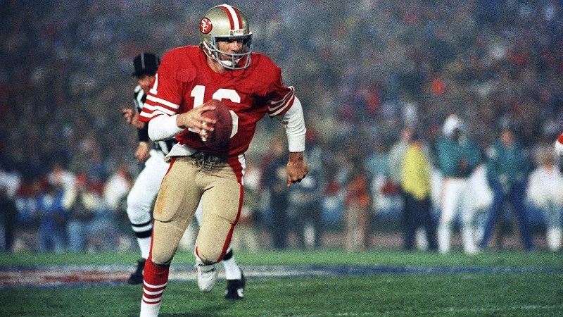 Joe Montana GOAT QB San Francisco Niners