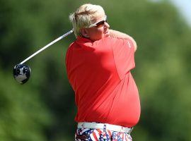 John Daly is among the many golf stars participating in â€œChipping All-In,â€ a charity online poker tournament to benefit MGM employees. (Image: Getty)