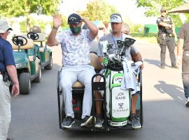 Jon Rahm returns to the Memorial Tournament as the favorite a year after he withdraw with the lead due to a positive COVID-19 test. (Image: Ben Jared/PGA Tour/Getty)