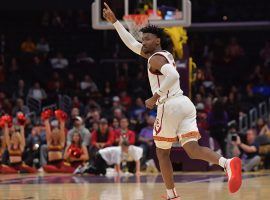 USC Senior guard Jonah Mathews during a game against Washington at the Galen Center in Los Angeles. (Image: USC Athletics)