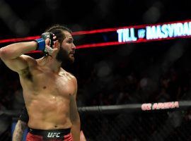 Jorge Masvidal is stepping in to fight Kamaru Usman for the welterweight title at UFC 251. (Image: Steven Flynn/USA Today Sports)