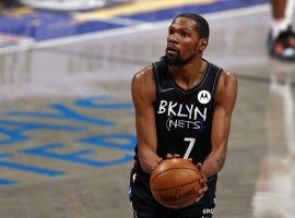 Kevin Durant from the Brooklyn Nets is the favorite to win a third-career NBA Finals MVP, if he can take the Brooklyn Nets to the promised land and win the 2021 championship. (Image: Getty)