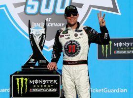 Kevin Harvick won his third consecutive NASCAR race on Sunday, the first time since 2015 that a driver has won three in a row in the series. (Image: Jonathan Ferrey/Getty)