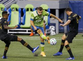 The Seattle Sounders will host LAFC on Tuesday in an MLS Cup Playoffs first round matchup â€“ a rematch of the 2019 Western Conference Final. (Image: Joe Nicholson/USA Today Sports)