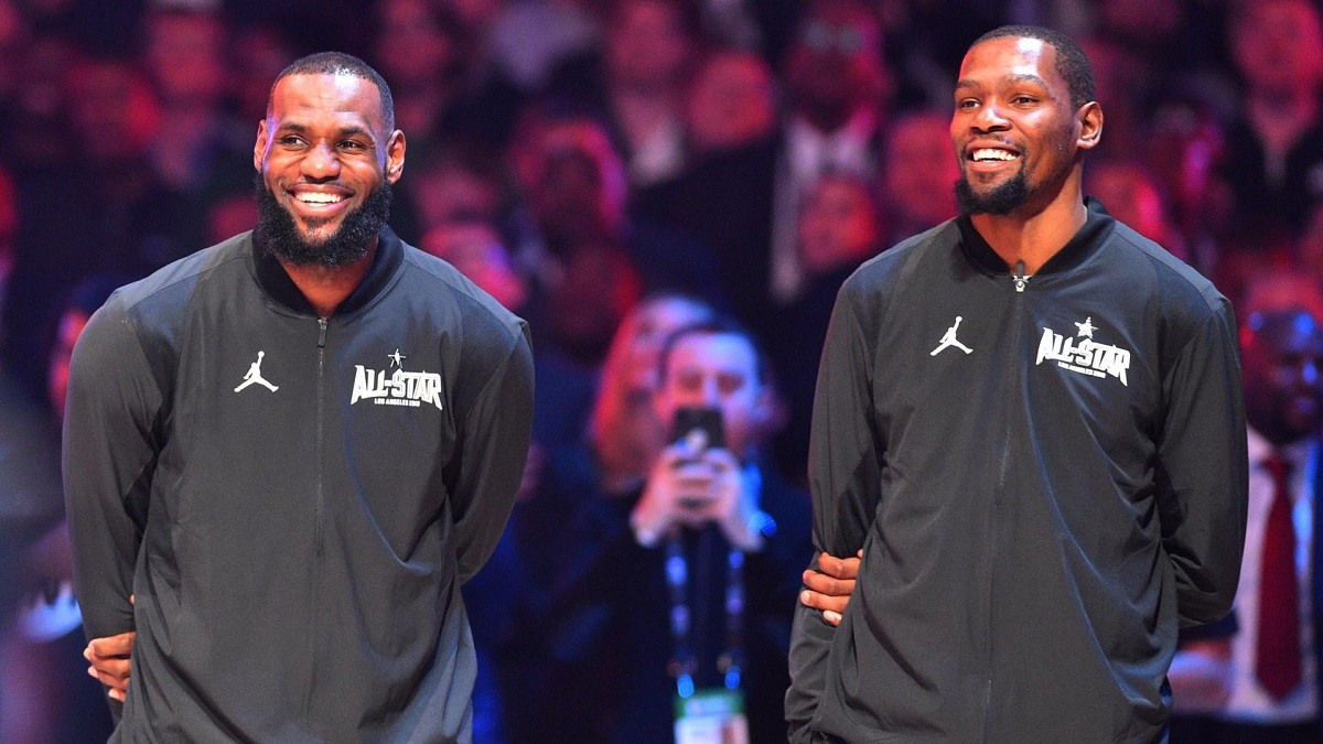 2022 NBA All-Star Game Starters LeBron James Kevin Durant Captains Ja Morant