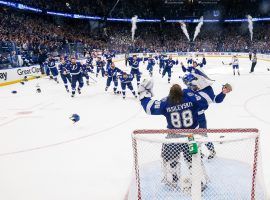 The Tampa Bay Lightning clinched back-to-back Stanley Cup titles with a 1-0 win over the Montreal Canadiens on Wednesday. (Image: Getty)