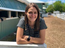 Lindsay Schanzer took the reins as senior producer of NBC Sports' Kentucky Derby coverage this year. She became the first woman to produce a Kentucky Derby. (Image: NBC Sports)