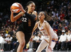 Las Vegas Aces star Aâ€™ja Wilson enters the 2022 season as the favorite to win the WNBA MVP award. (Image: Chase Stevens/AP)