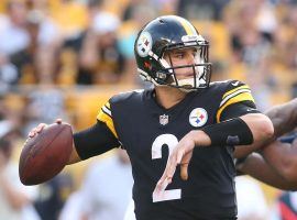 Pittsburgh Steelers backup QB Mason Rudolph drops back against the Seattle Seahawks in Week 2. (Image: Charles LeClaire/USA Today Sports)