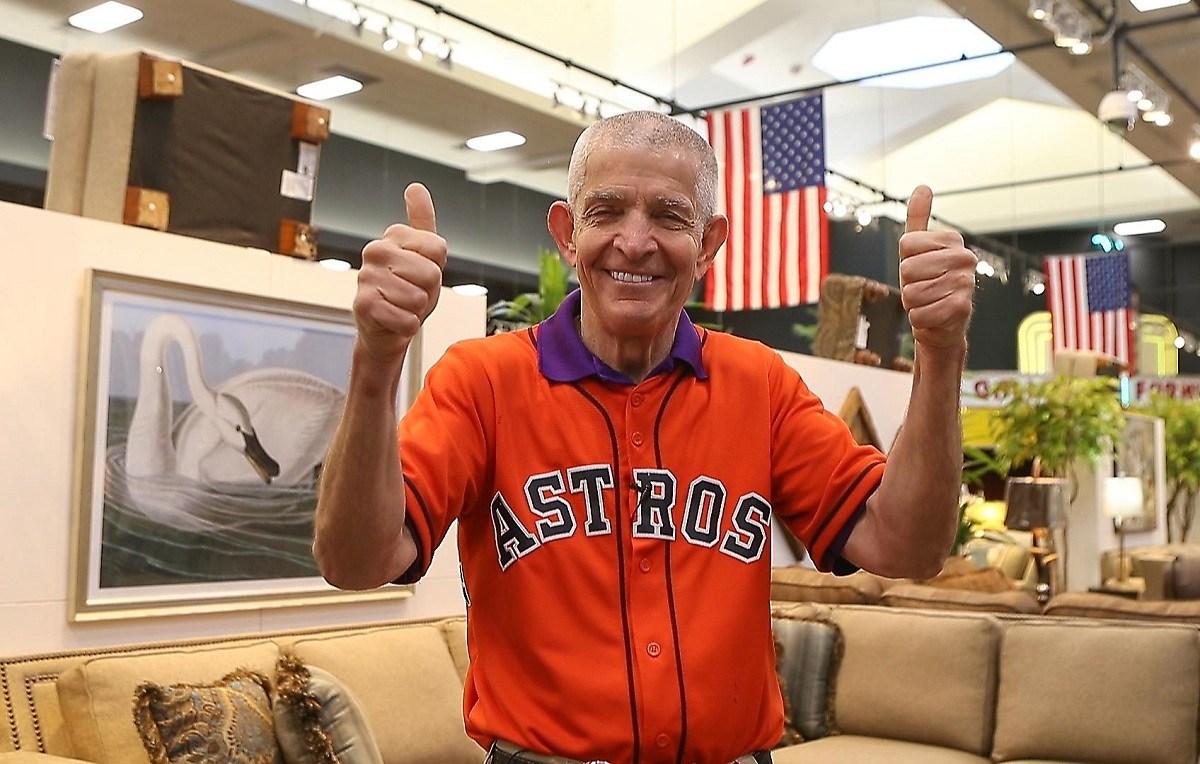 Jim 'Mattress Mack' McIngvale ran another Wit It All promotion with his furniture stores in Houston, which is why he made multiple seven-figure bets on Tampa Bay Bucs to win Super Bowl 55. (Image: Steve Gonzalez/Houston Chronicle)