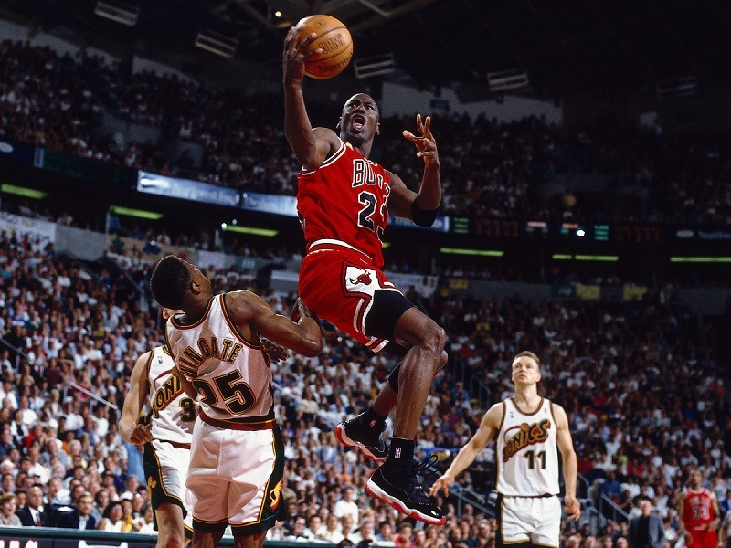 Michael Jordan Chicago Bulls NBA scoring champion