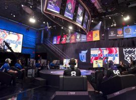 Four more NBA franchises will be adding squads to the NBA 2K League for its second season, bringing the esports competition to 21 teams. (Image: Michelle Farsi/NBAE/Getty)