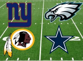 No winning teams in the NFC East yet. (Image: tonystake.com)