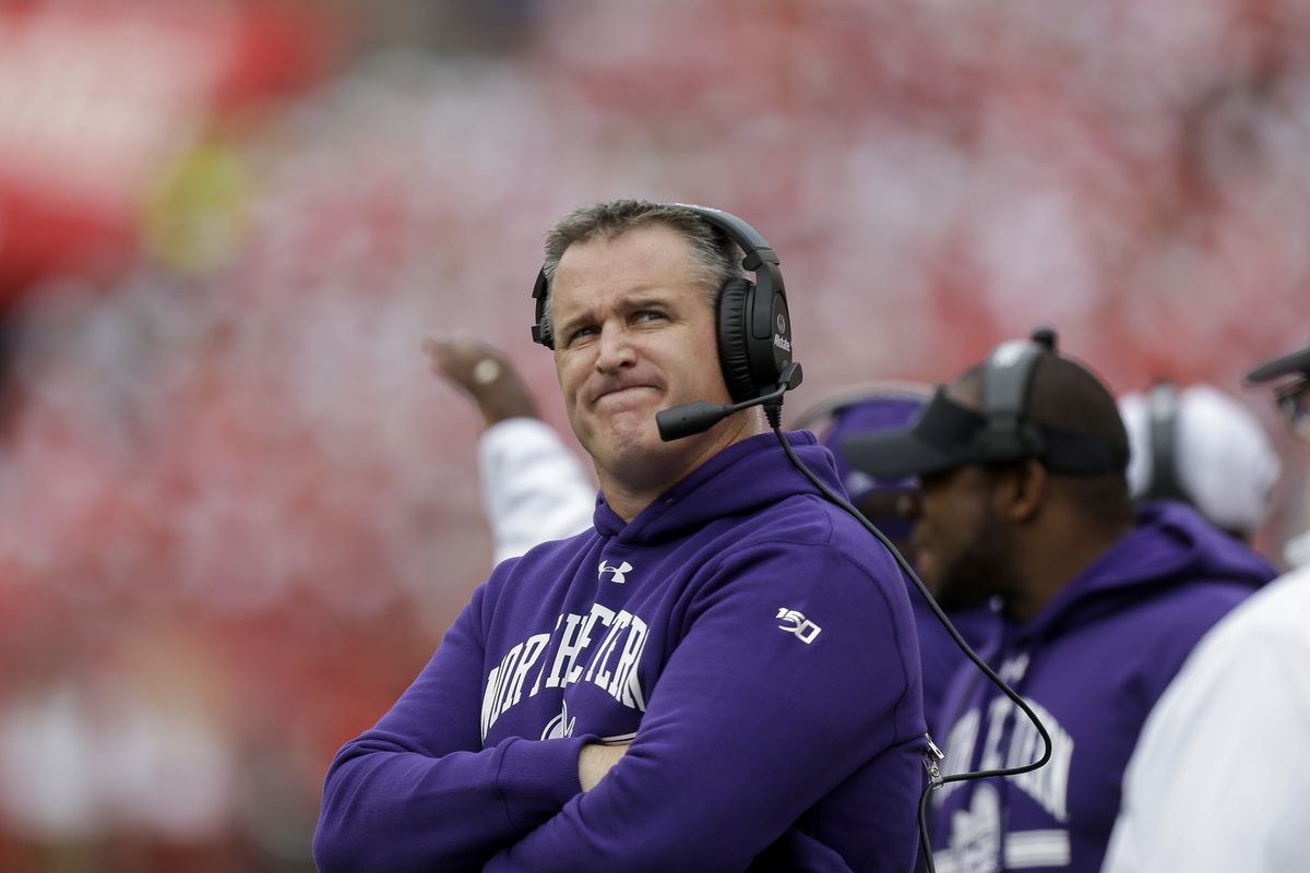 Pat Fitzgerald Northwestern Ohio State Big Ten