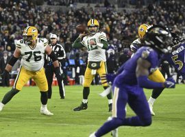 The Green Bay Packers became the first NFL team to clinch a playoff spot on Sunday by beating the Baltimore Ravens. (Image: Tommy Gilligan/USA Today Sports)