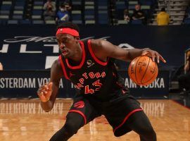 Pascal Siakim and the Toronto Raptors are off to a slow start. (Image: Layne Murdoch Jr./Getty)