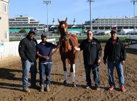 Newly minted Kentucky Derby champion Rich Strike and his barn connections are headed next to Pimlico for the Preakness Stakes in 13 days. (Image: Churchill Downs/Coady Photography)