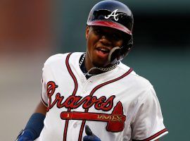 Braves rookie outfielder Ronald Acuna Jr. has homered in five straight games, making him the youngest player in MLB history to accomplish that feat. (Image: Getty)