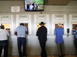 Due to COVID-19 restrictions, you won't be able to walk to the Santa Anita Park window to bet and cash winning tickets. But the Southern California track has you covered with a smorgasbord of wagers on its upcoming Winter/Spring Meet. (Image: Mario Tama/Getty)