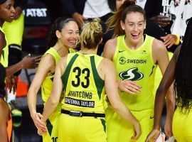 The Seattle Storm have the best record in the WNBA at 11-3. (Image: Julio Aguilar/Getty)