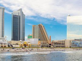 Atlantic City's Showboat could soon be a casino again, thanks to the conditions of the Eldorado and Caeasars merger. (Image: Timothy Clary/Getty)