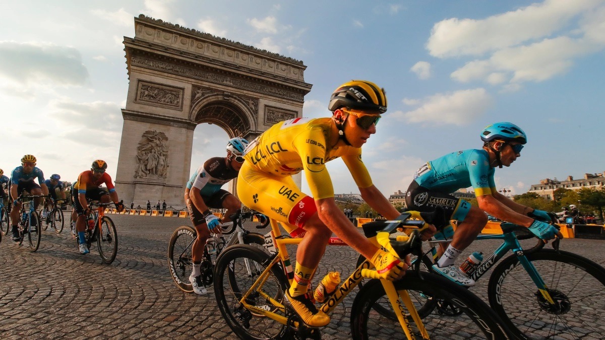 Tadej Pogacar Slovenia Wins 2020 Tour de France Le