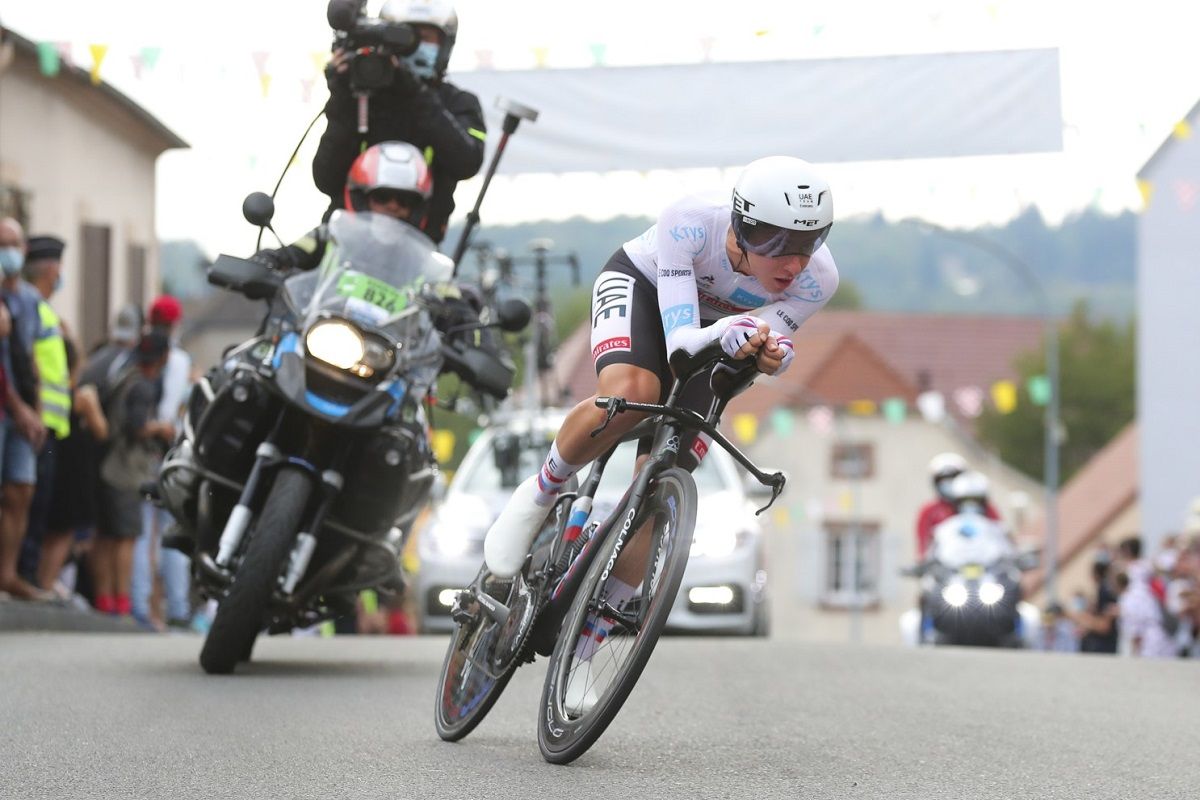 LE Tour de France Stage 20 Time Trial Tadej Pogacar