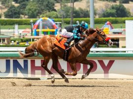 Tahoma because the first offspring of 2018 Triple Crown winning sire Justify to enter -- and win -- a race.(Image: Benoit Photo)