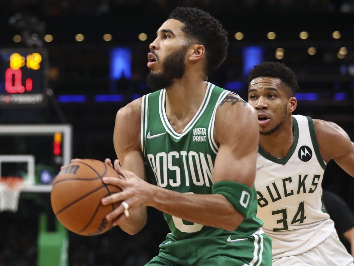 Greek Freak Jayson Tatum Milwaukee Bucks Boston Celtics series NBA Playoffs