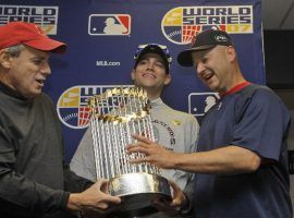 Terry Francona (right) has recovered the two World Series rings he won with the Boston Red Sox after they were stolen last month. (Image: AP)