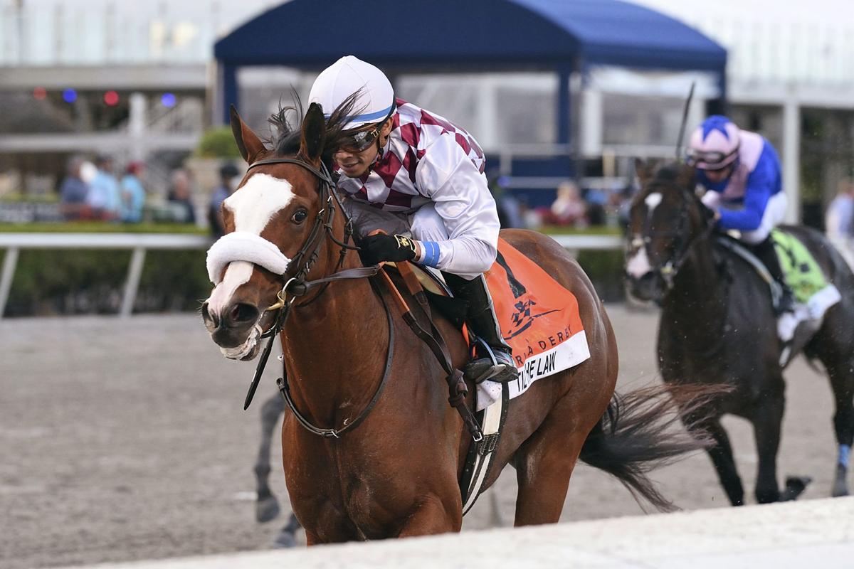 Tiz the Law Winning Florida Derby