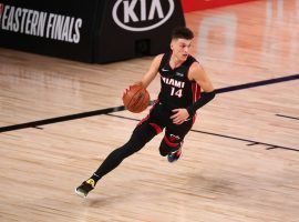 Rookie Tyler Herro took over for the Miami Heat in Game 4 with 37 points. (Image: Kim Klement/USA Today Sports)