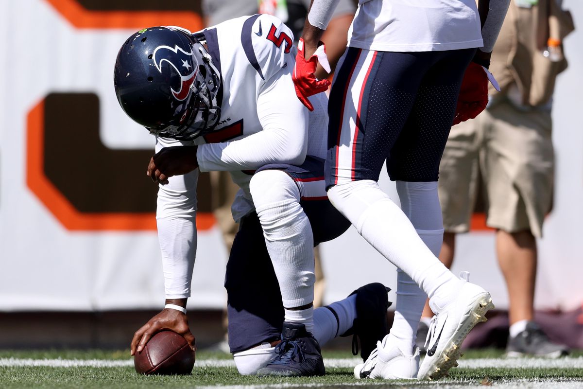 Tyrod Taylor QB Houston Texans hamstring injury