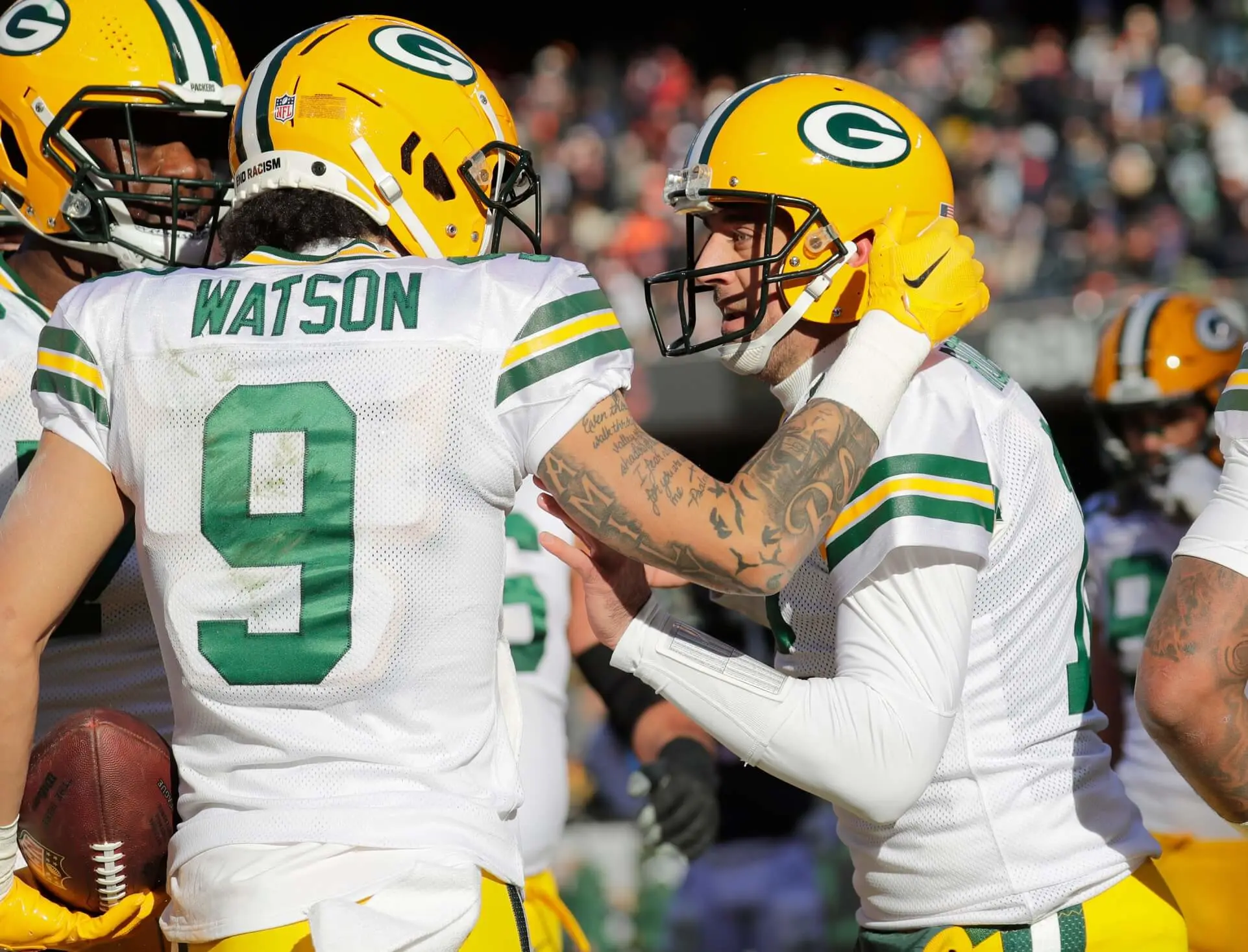 aaron-rodgers-christian-watson-green-bay-packers