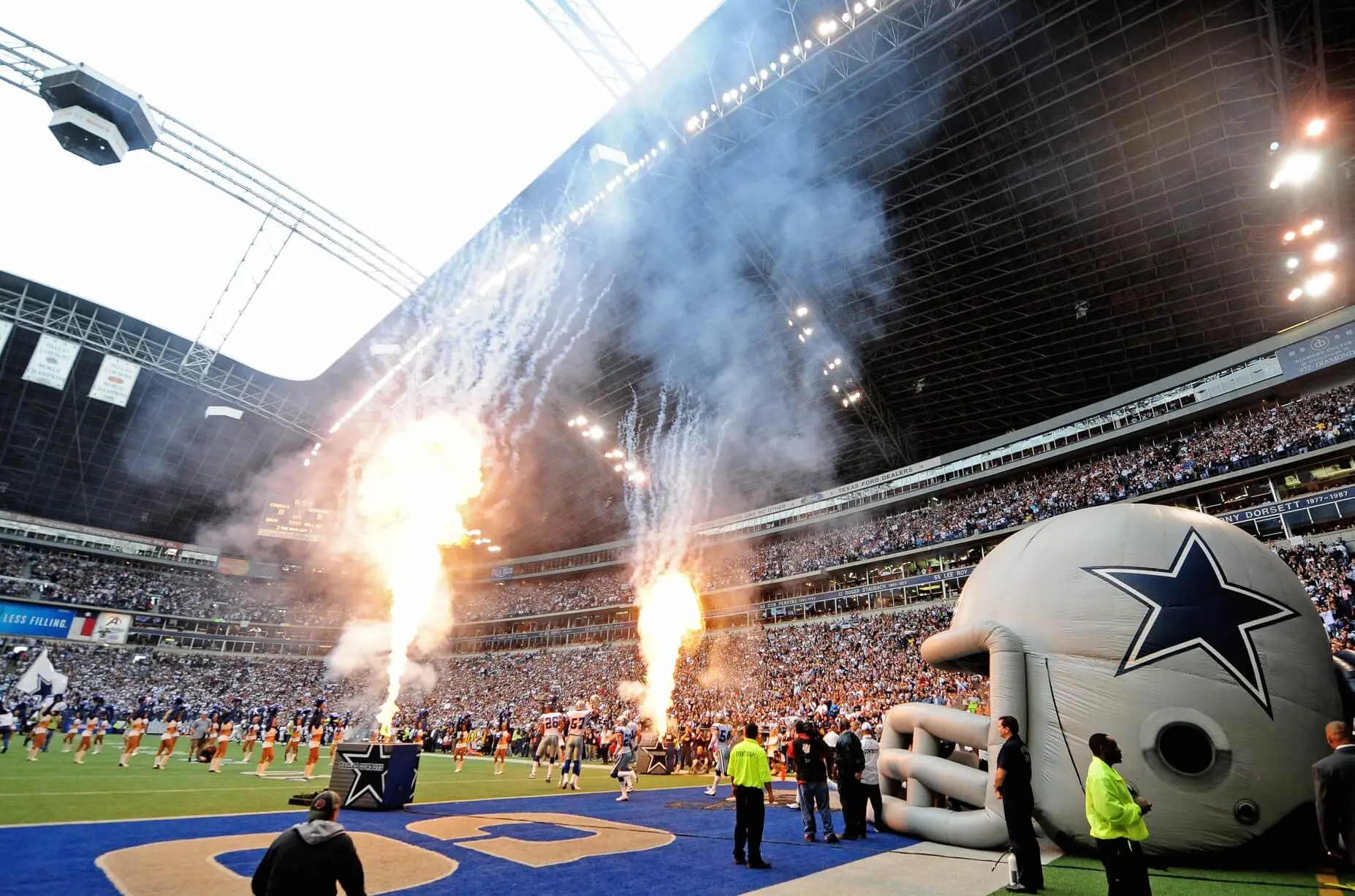 NFL stadium view