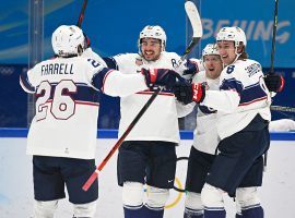 The United States won its group to advance to the quarterfinals of the menâ€™s Olympic hockey tournament, where it will face Slovakia. (Image: DeFodi Images)