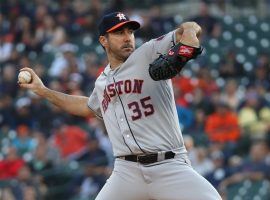 Justin Verlander of the Houston Astros pitching against the Baltimore Orioles at Camden Yards. (Image: Gregory Shamus/Getty)