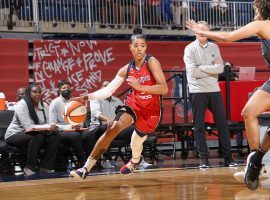 The Washington Mystics hold the eighth and final WNBA playoff spot, but they havenâ€™t clinched a postseason berth just yet. (Image: Ned Dishman/NBAE/Getty)