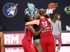 The Washington Mystics finished the regular season on a four-game winning streak to make the WNBA playoffs. (Image: Ned Dishman/NBAE/Getty)