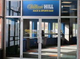 Monmouth Park could have a sportsbook running at the William Hill Race & Sports Bar by Memorial Day. (Image: WBGO)