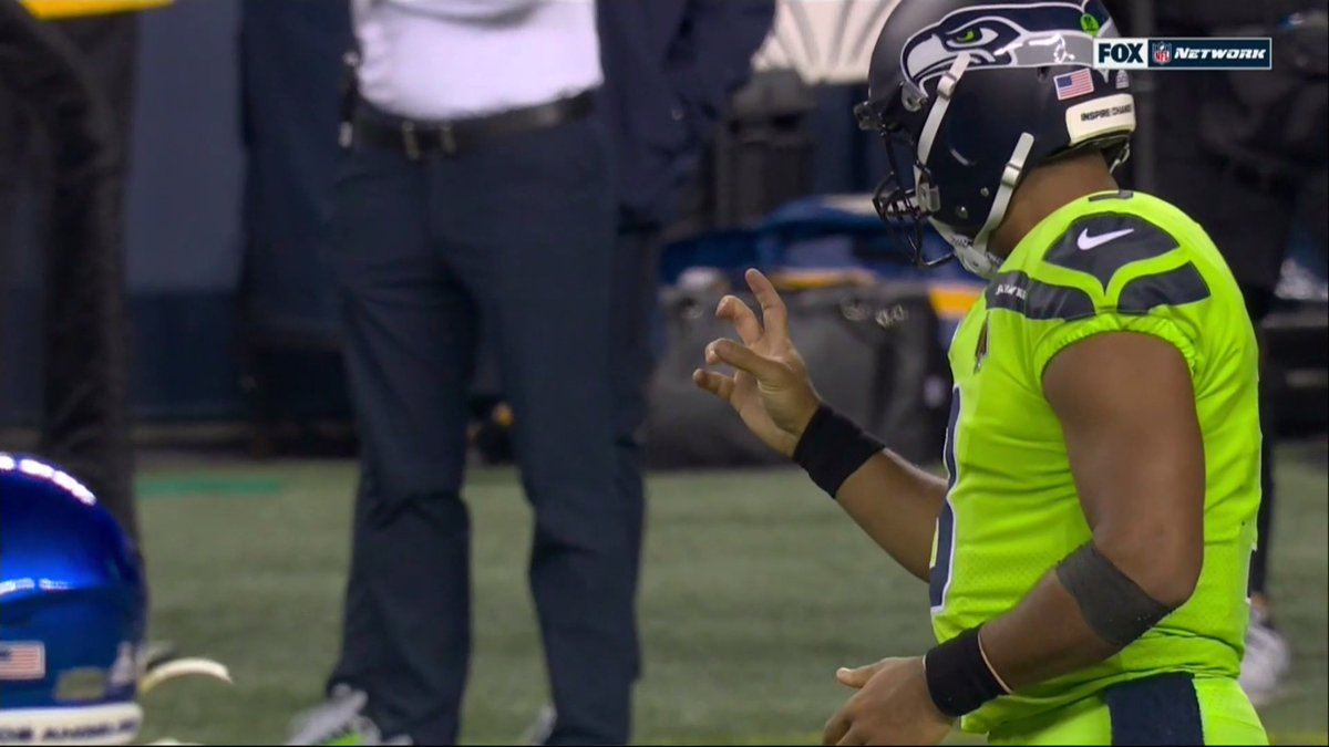 Russell Wilson Finger Injury TNF Seattle Seahawks