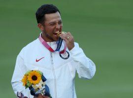 Xander Schauffele will look to recapture his Olympic golf medal form as he prepares to play in the Zozo Championship in Japan this weekend. (Image: Getty)