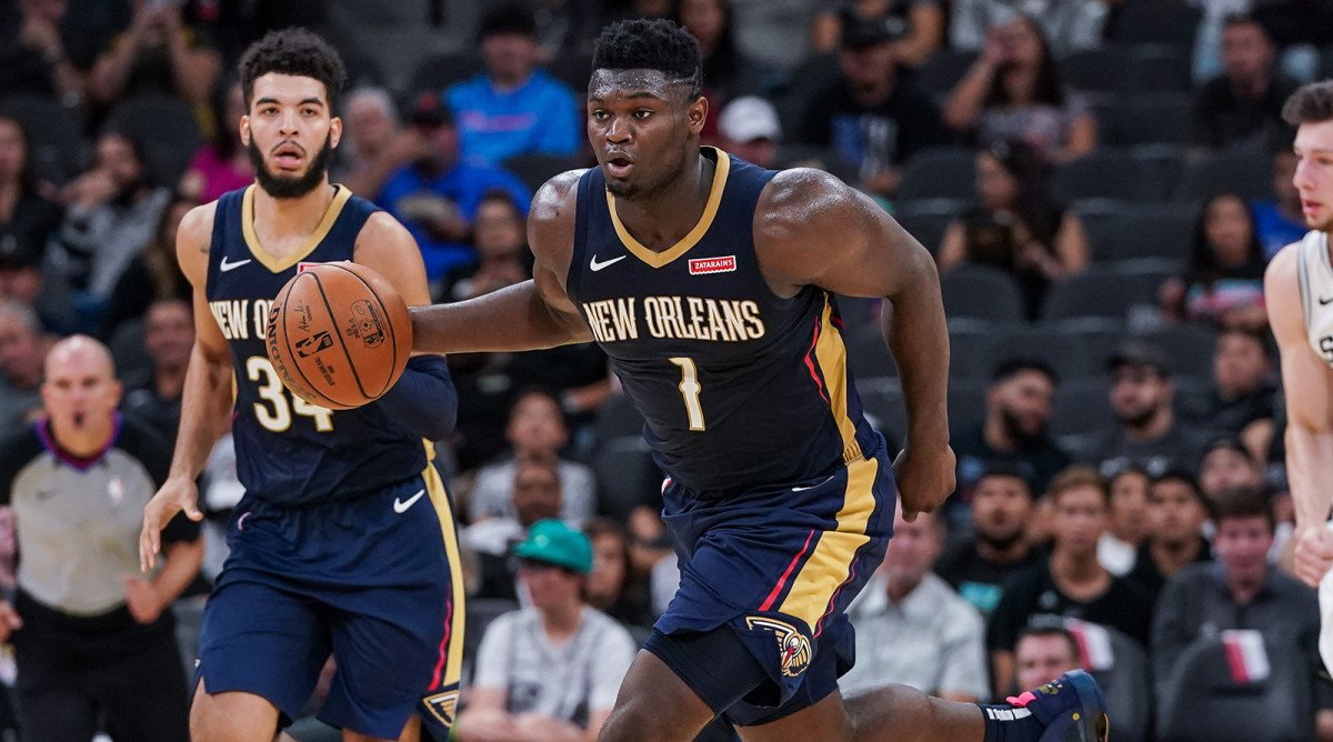 Zion Williamson New Orleans Pelicans rookie debut return