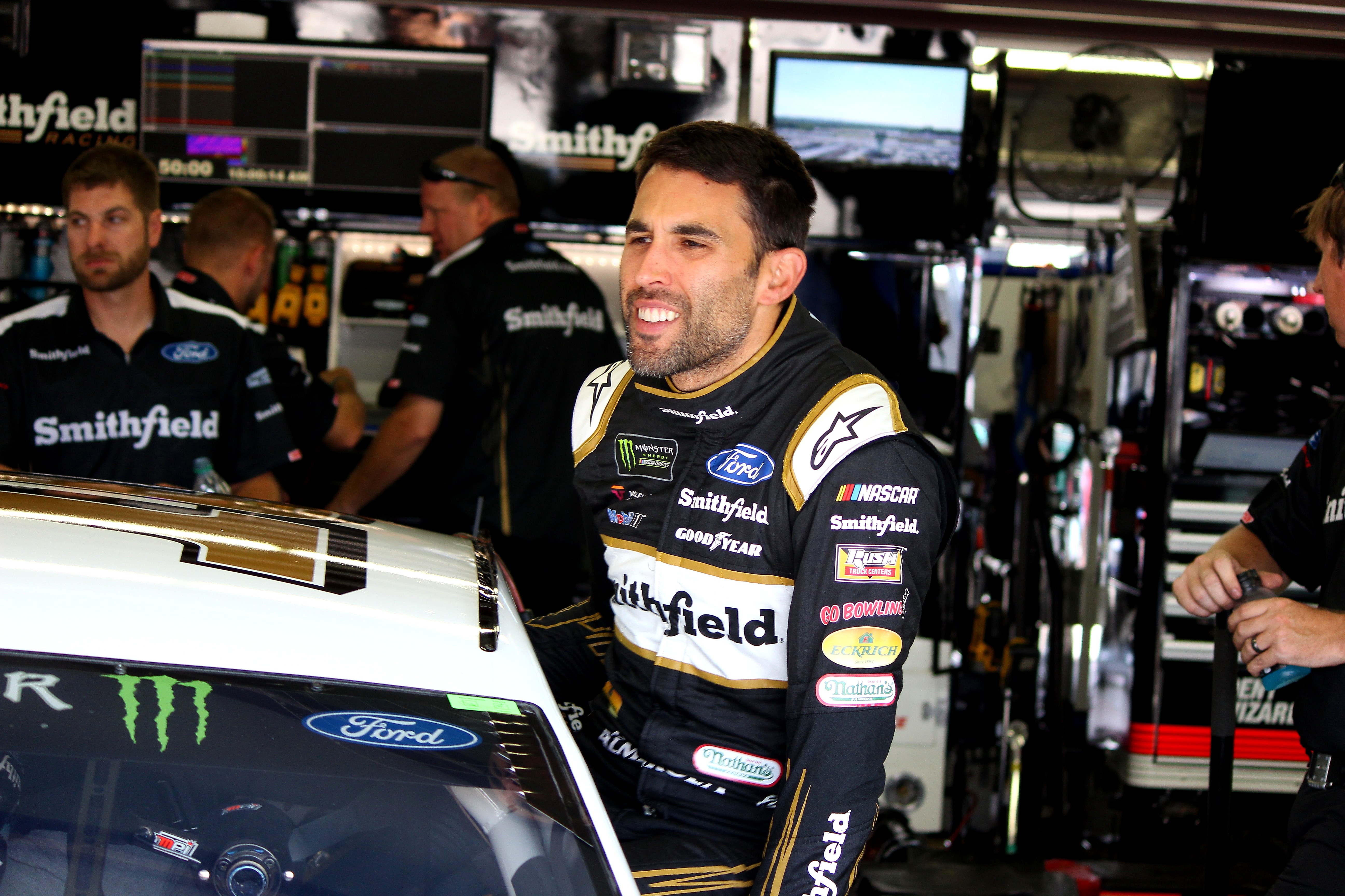 Aric Almirola Quaker State 400 