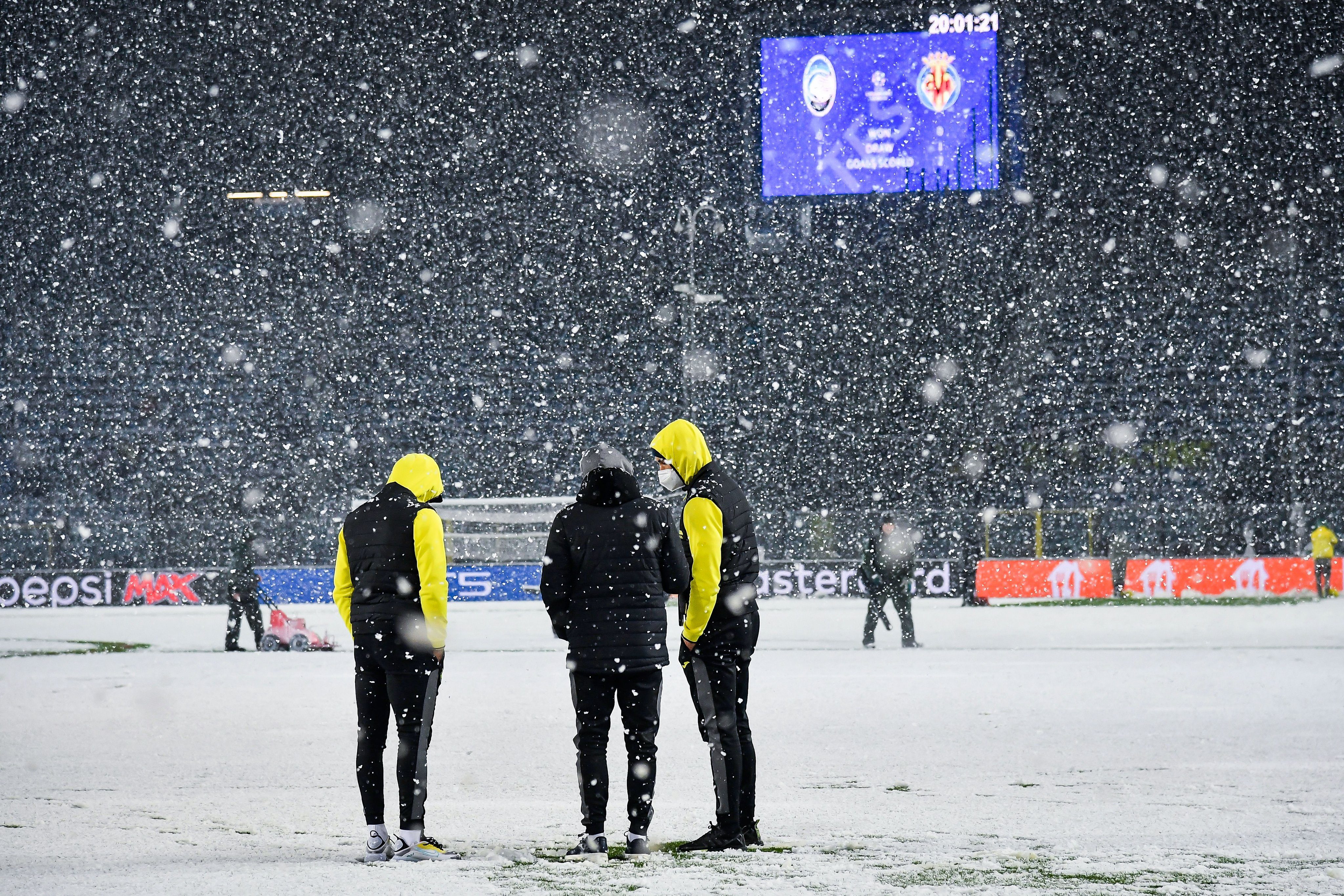 Atalanta - Villarreal snow