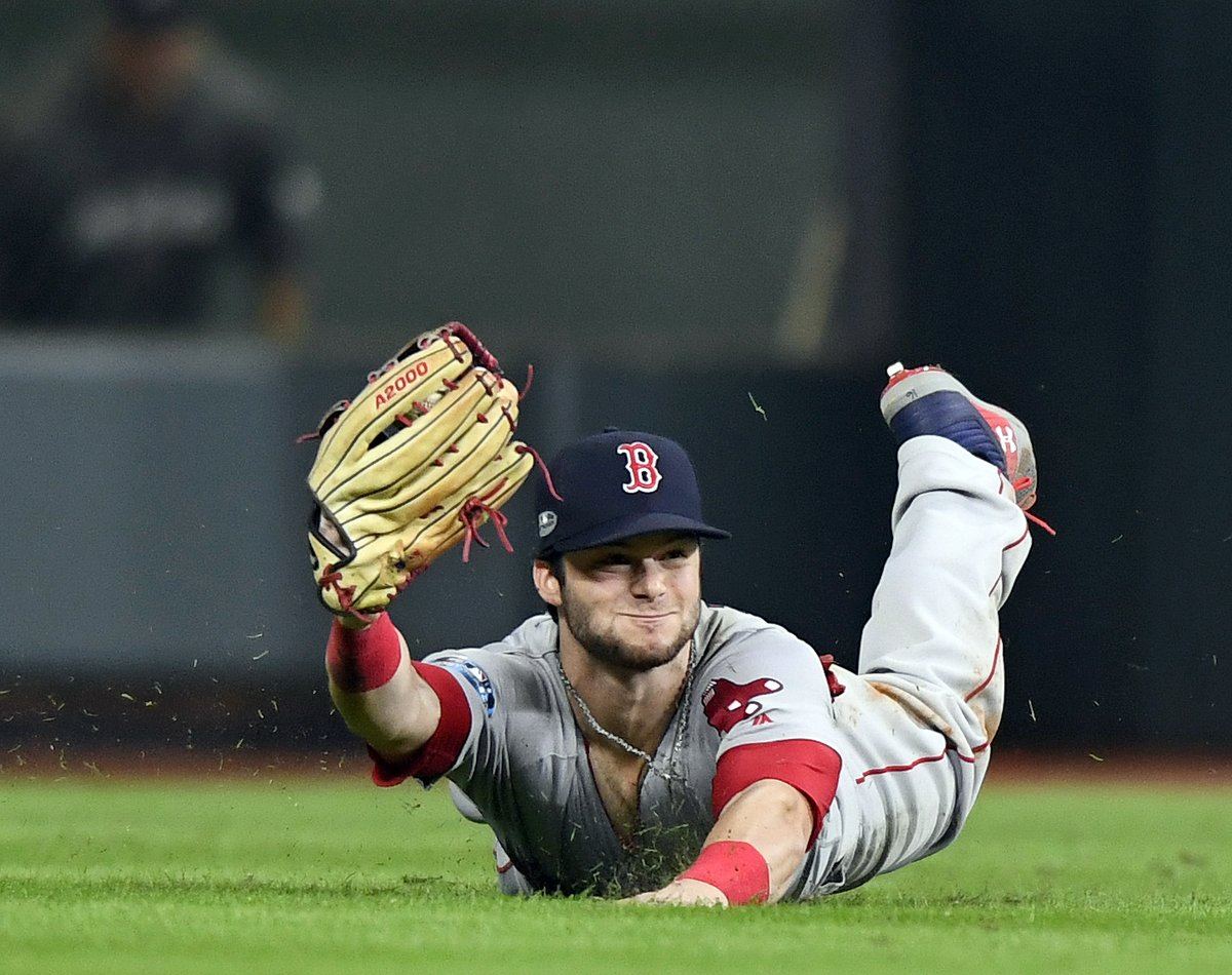 Andrew Benintendiâ€™s catch in Game 4 of the ALCS