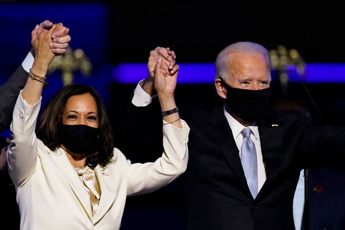 Joe Biden and Kamala Harris