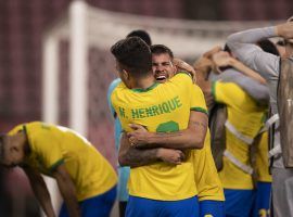 Brazil only beat Mexico on penalties to reach the Olympic final in Tokyo. (Image: Twitter/CBfutebol)