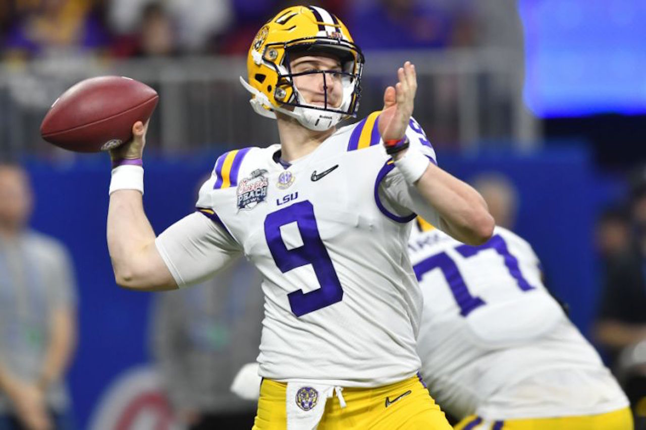 LSU Quarterback Joe Burrow National Championship 