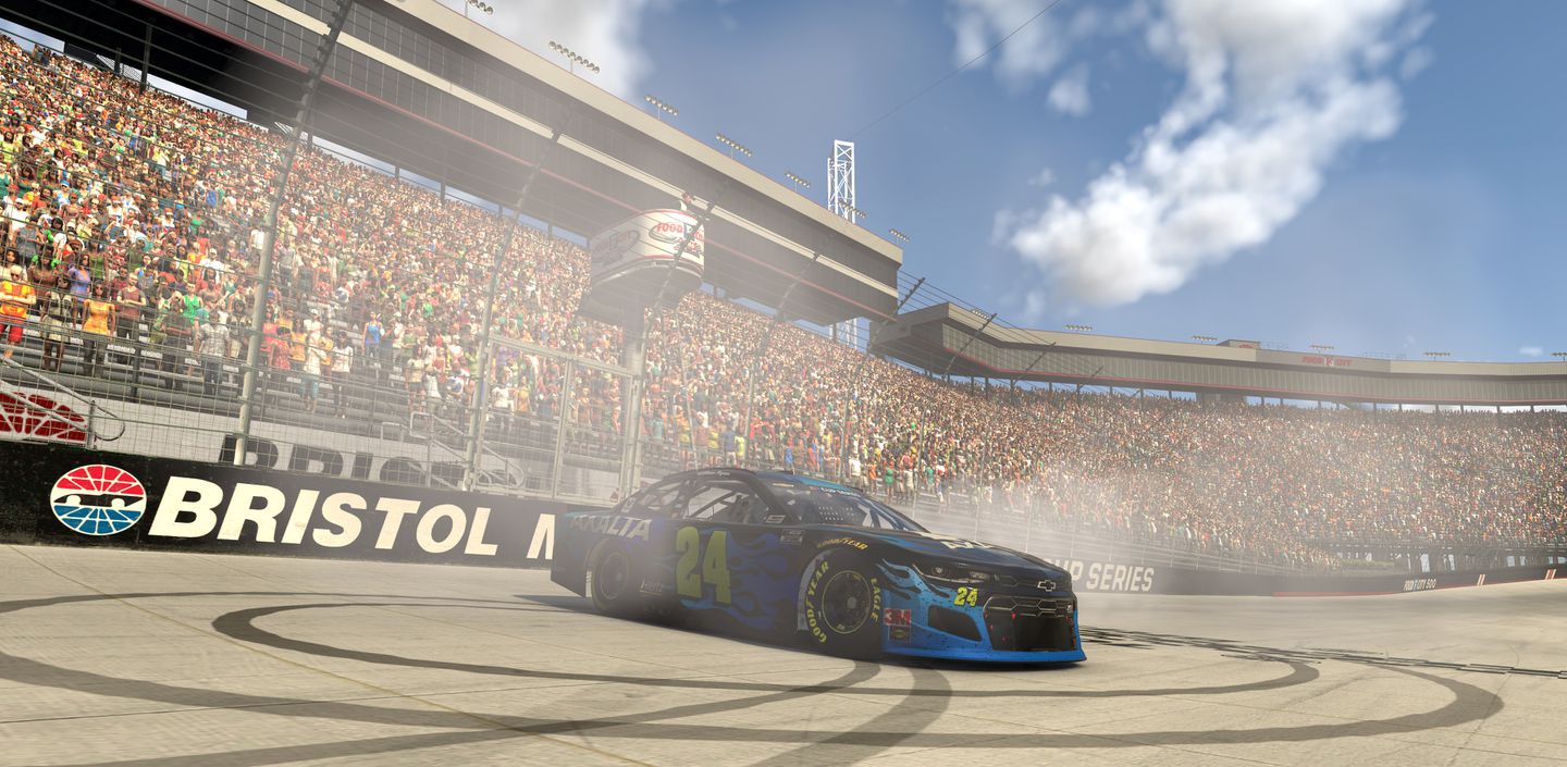 William Byron Bristol virtual race 